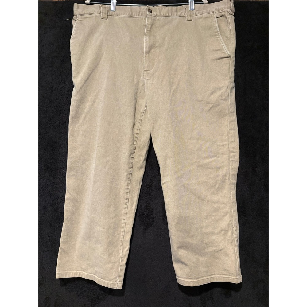 Orvis Khaki Pants Cotton Blend Casual Outdoor Cropped Size 44